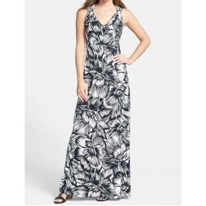 Tommy Bahama Fiore Blooms Maxi Dress Size Large Vacation Floral Tropical